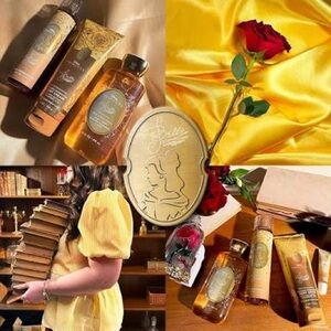 NWT: Disney Princess Limited Edition Belle Set Bath and Body Works 8 Items